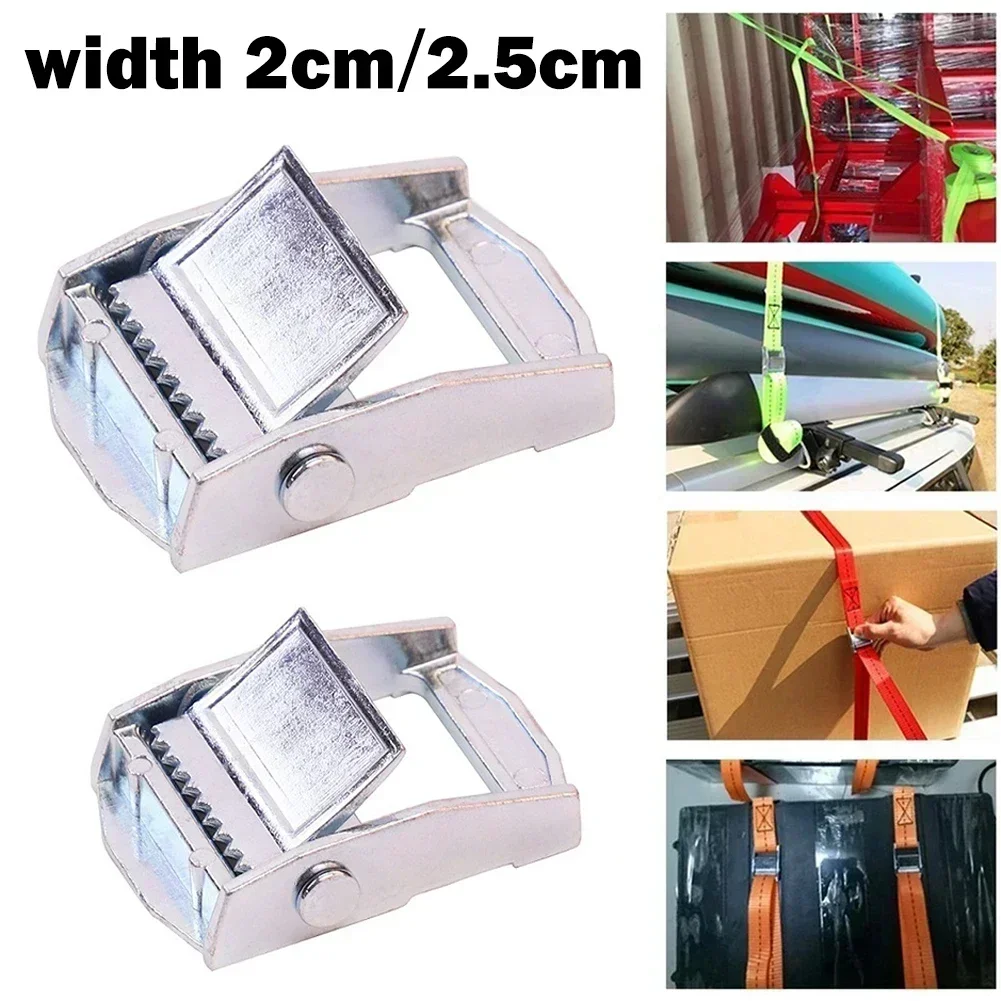 20/25mm Zinc Alloy Buckles For Heavy Duty Tie‑Down Cargoes Strap Fixed Tensioner Luggage Toolboxes Fixing Cargoes