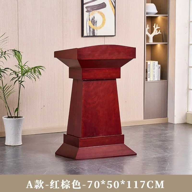 Solid wood lectern, speaking desk, welcome , reception , shopping guide desk, information , teacher wedding officiat