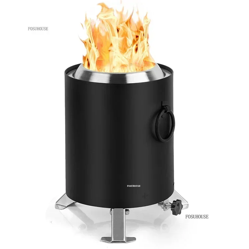 

Nordic Outdoor Travel Portable Fire Pits Indoor Smokeless Fire Pit Multi-functional Foldable Camping Wood Stove Outdoor Heaters