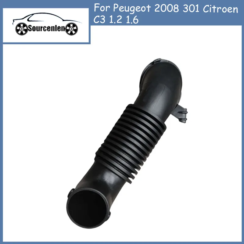 

Оригинальный соединительный патрубок воздухозаборника для Peugeot 2008, 301, Citroen C3 1.2, 1.6 (9809166680)