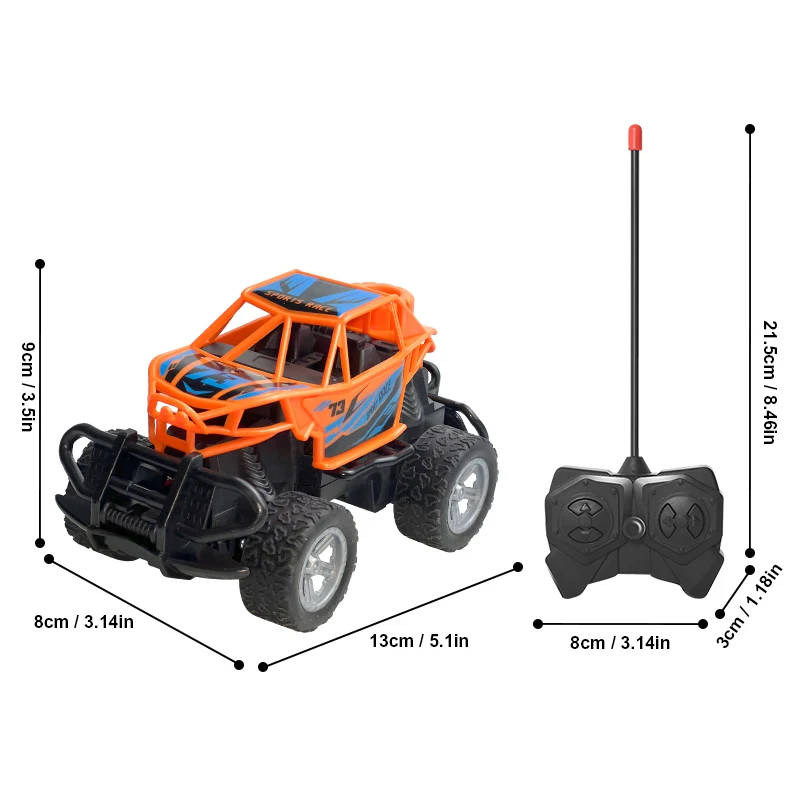 Remote controlled off toy car rechargeable four-wheel drive alloy climbing car high-speed remote control car
