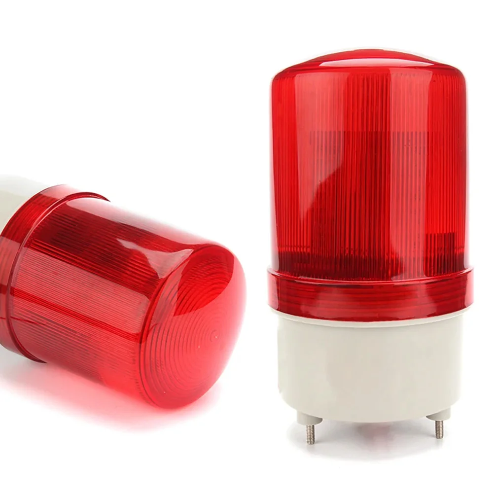 DC12V/24V/220V Red Rotating Wall-mounted Warning Light Industrial Garage Door Indicator Light