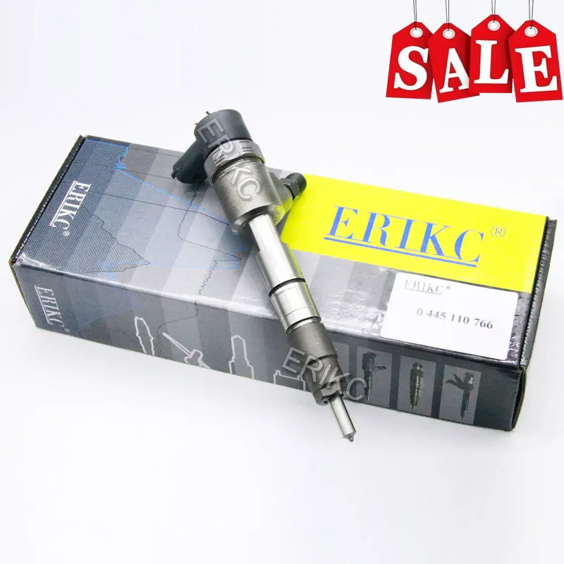 

ERIKC 0445110766 Genuine New Excavator Injector 0 445 110 766 Fuel Injection Type Diesel Oil Injectors 0445 110 766 Spray Nozzle