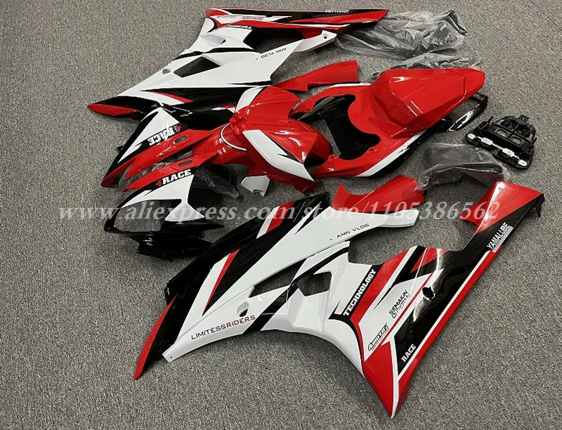 4Gifts New ABS Motorcycle Fairings Kit Fit For YAMAHA R6 2006 2007 06 07 Bodywork Set Custom Red White Black