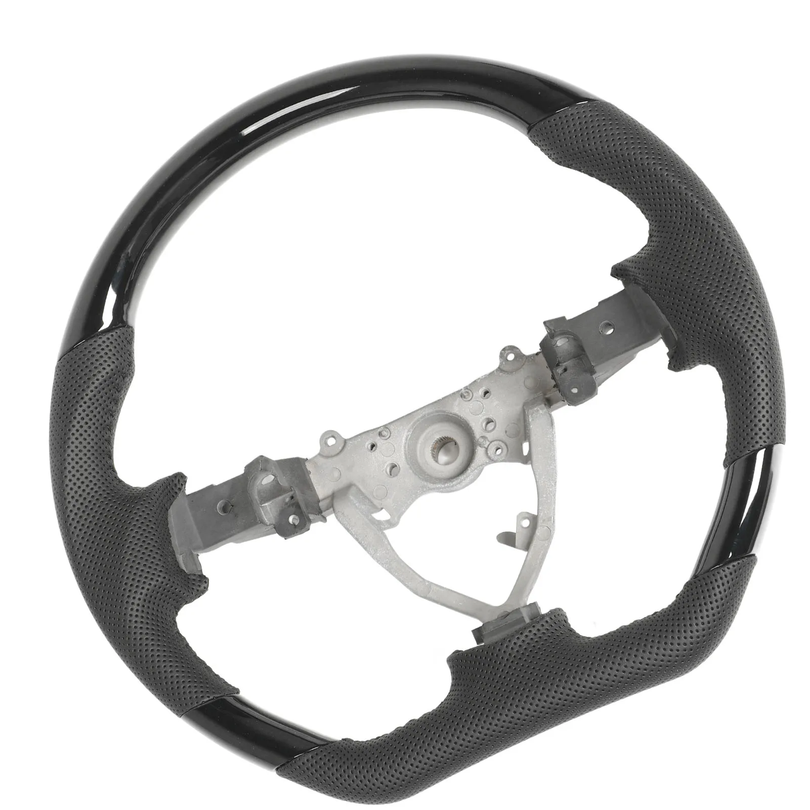 Auto Hydro‑Dip Steering Wheel Scratch Resistant Stylish Flat Bottom Steering Wheel Comfortable for FJ Cruiser 2007 To 2017