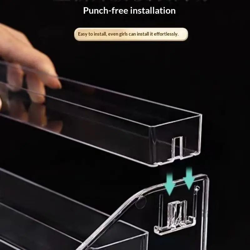 아크릴 다층 립스틱 정리함 3/4/5단 높이 조절 화장품 정리함 네일 향수 디스플레이 스탠드