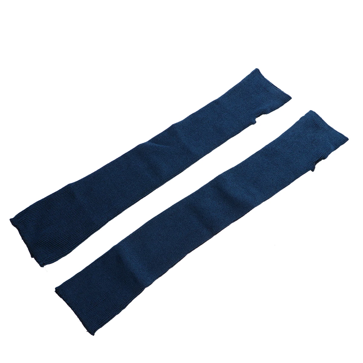 

1 Pair Warm Keeping Oversleeves Knitting Long Cuff Forearm Guard Winter Cotton Sleeves for Riding Fishing Driving Blue