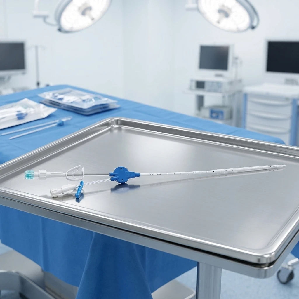 Disposable Peritoneal Dialysis Drainage Catheter Kit with Trocar Pigtail Chest Drainage Catheter