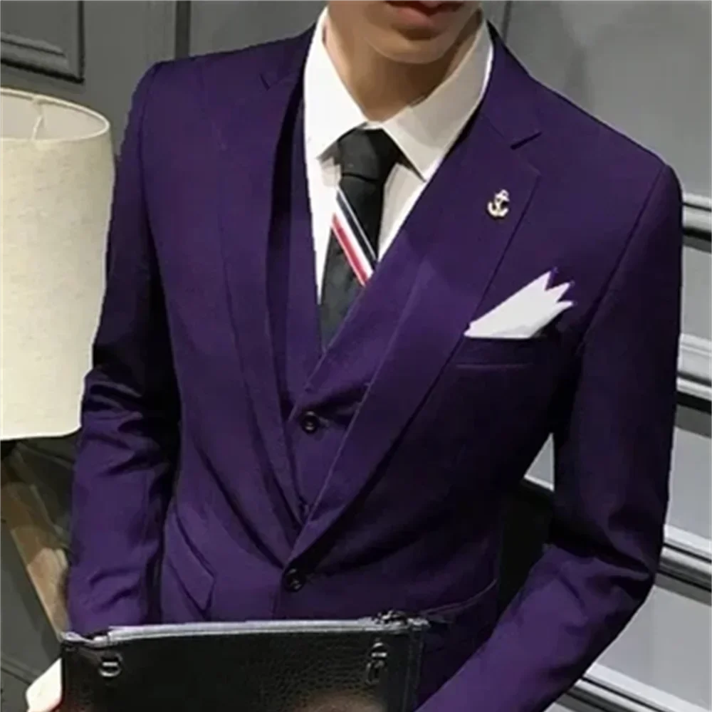 أسود الرجال الكلاسيكية الدعاوى مكتب الأعمال 3 قطعة مجموعات الاتحاد الأوروبي حجم الرجال سترة سترة بانت الدعاوى أسود/رمادي المتاحة XS-6XL