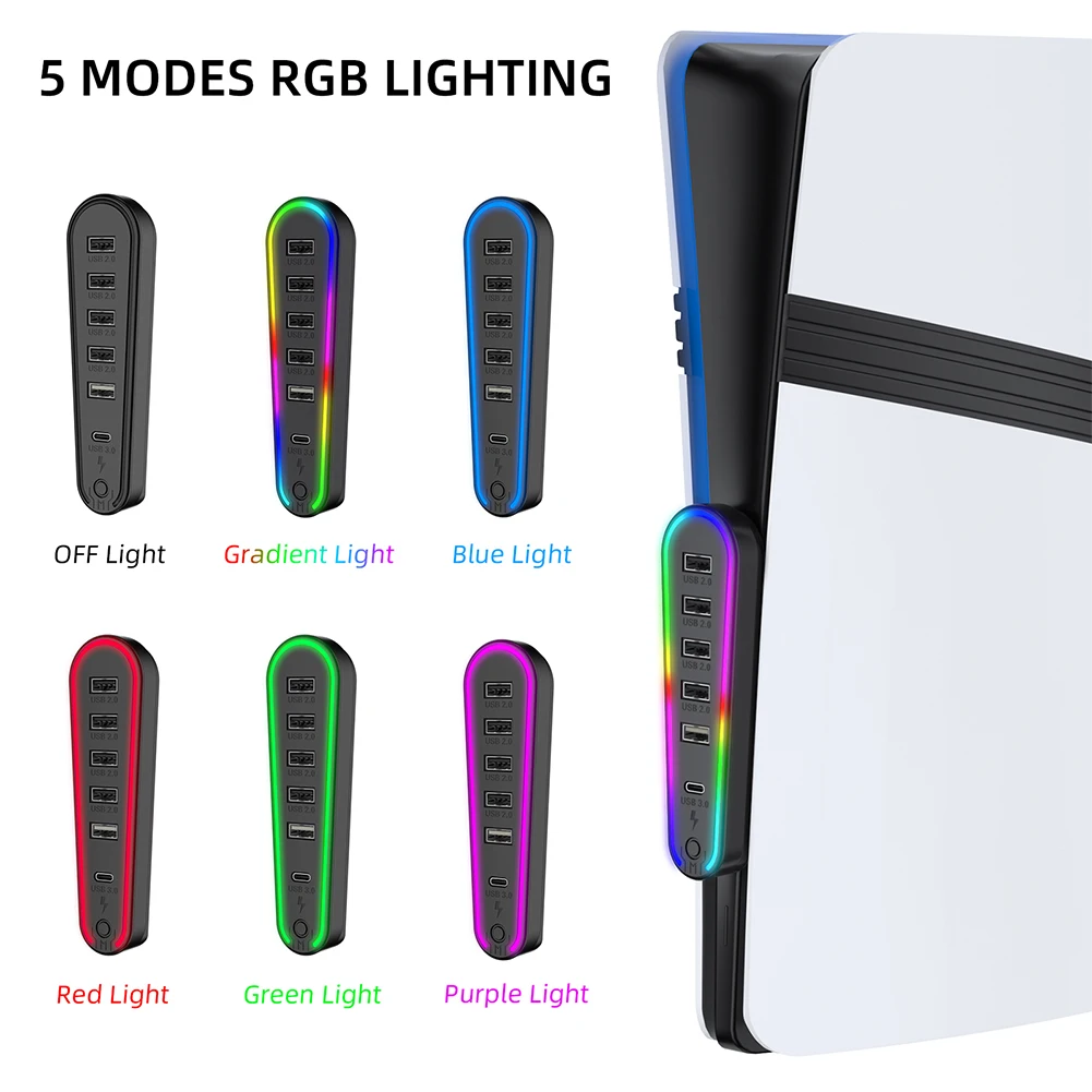 conversor-adaptador-de-carregador-de-hub-usb-de-6-portas-com-extensor-de-transferencia-de-dados-de-hub-de-expansao-de-luz-rgb-para-playstation-5-pro-slim