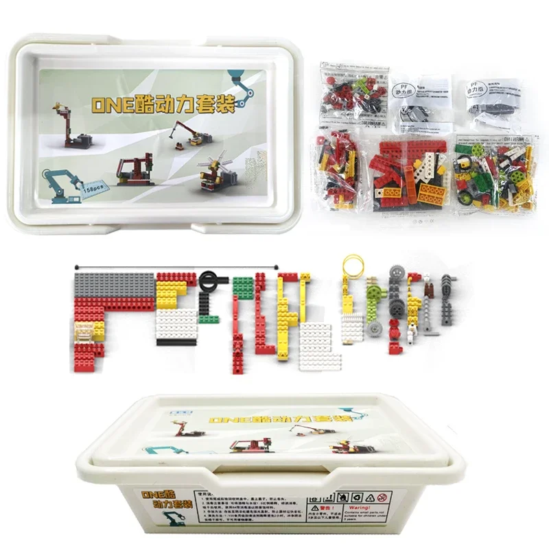 NEW WeDo 1.0 Robotics Construction Boxed Set Compatible with 9580 Educational and Dacta Mindstorms WeDo STEAM Blocks Bricks Toys