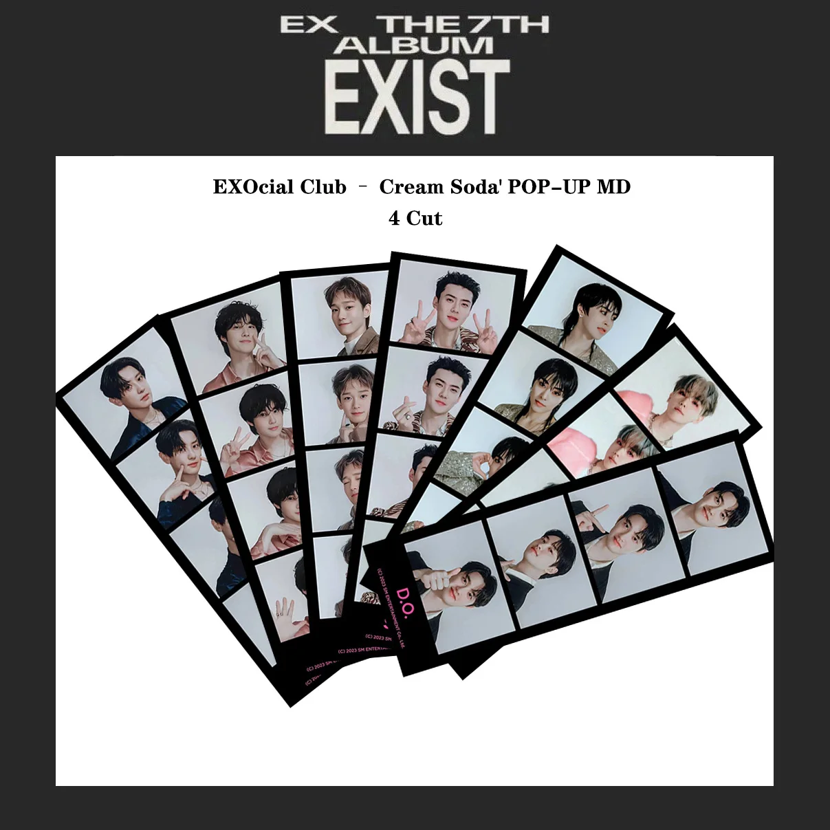 7Pcs/Set Boy Group Idol Bookmark Card Photo Print Card Poster Postcard Baekhyun SeHun ChanYeol Chen SUHO Fans Collection Gifts