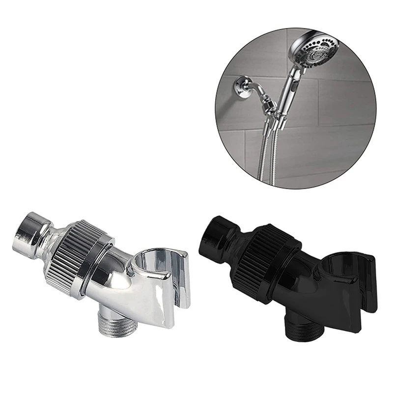 

Adjustable American Shower Arm Mounted Bracket Shower Head Holder Shower Diverter Valves Tap Adapter For Bathroom Accessories