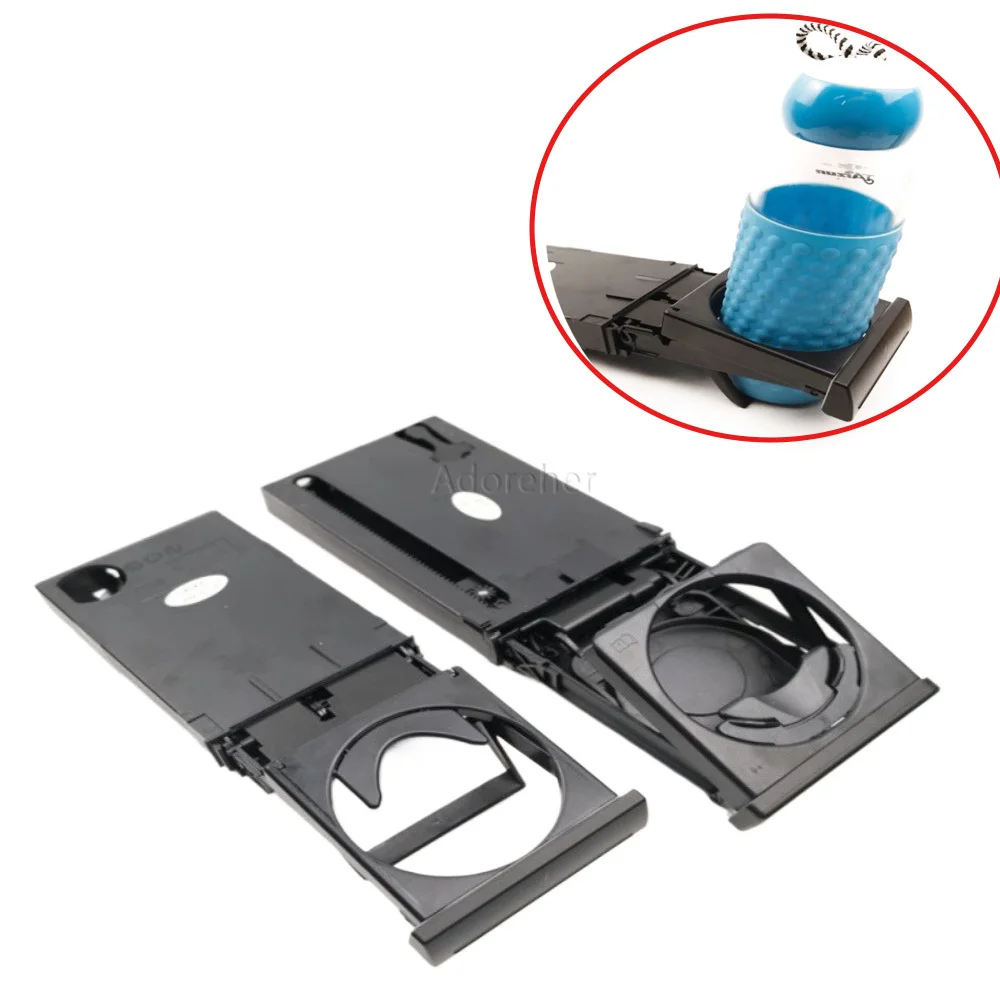 

Car Water Cup Holder Left Right Hand Drive For Audi A4 B6 B7 2001-2008 8E1862534H 8E2862534L Matte Black Plating Black
