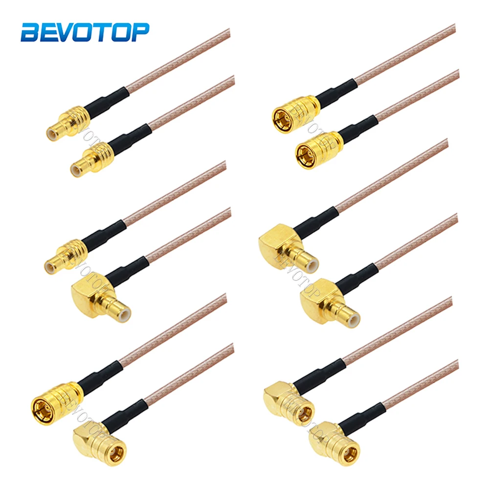 

1Pcs SMB Male Plug to SMB Female Jack Connector RG316 Cable High-Quality Pigtail Jumper RF Connector 50 Ohm Low Loss 10cm-10m