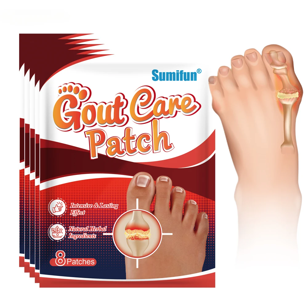 

56Pcs Gout Care Patch Toe Finger Bunion Ache Hallux Valgus Sticker Arthritis Rheumatism Joint Pain Relief Plaster