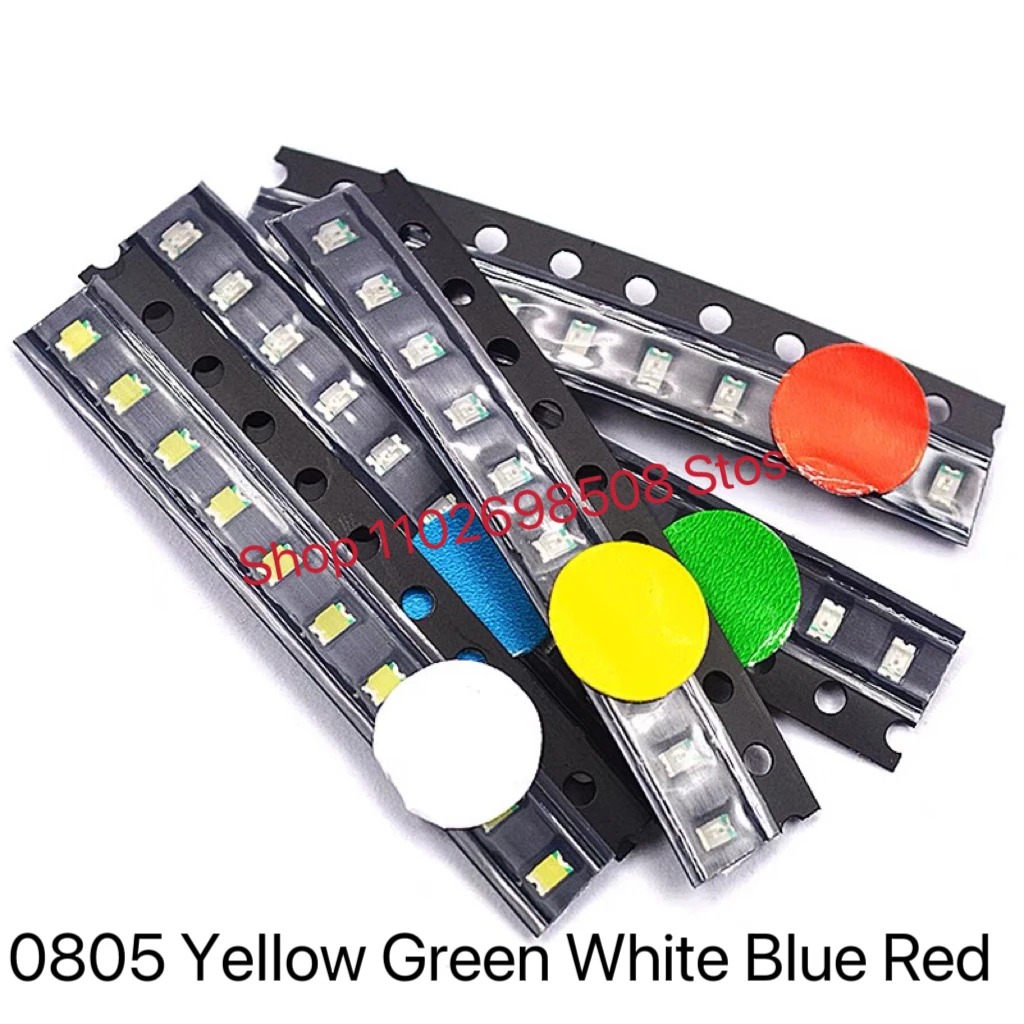 

SMD LED Diodo de luz claro, vermelho, amarelo, verde, branco, azul Diodo emissor de luz, 0402, 0603, 0805, 1206, 3528, 1210, 505