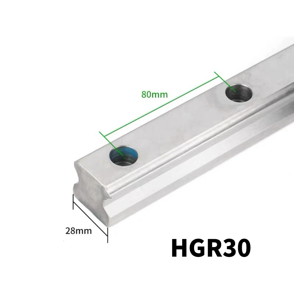 CNC HGR30 30MM Square Linear Rails Kit  2pcs HGR30 Linear guide rail With 4pcs HGH30CA HGW30CC Carriages Blocks For CNC Router