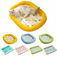 Spring and Summer Cooling Pet Cats Mat Ice Pad Dog Sleeping Square Mats For Dogs Cats Pet Kennel Top Quality Cool Cold Pet Bed