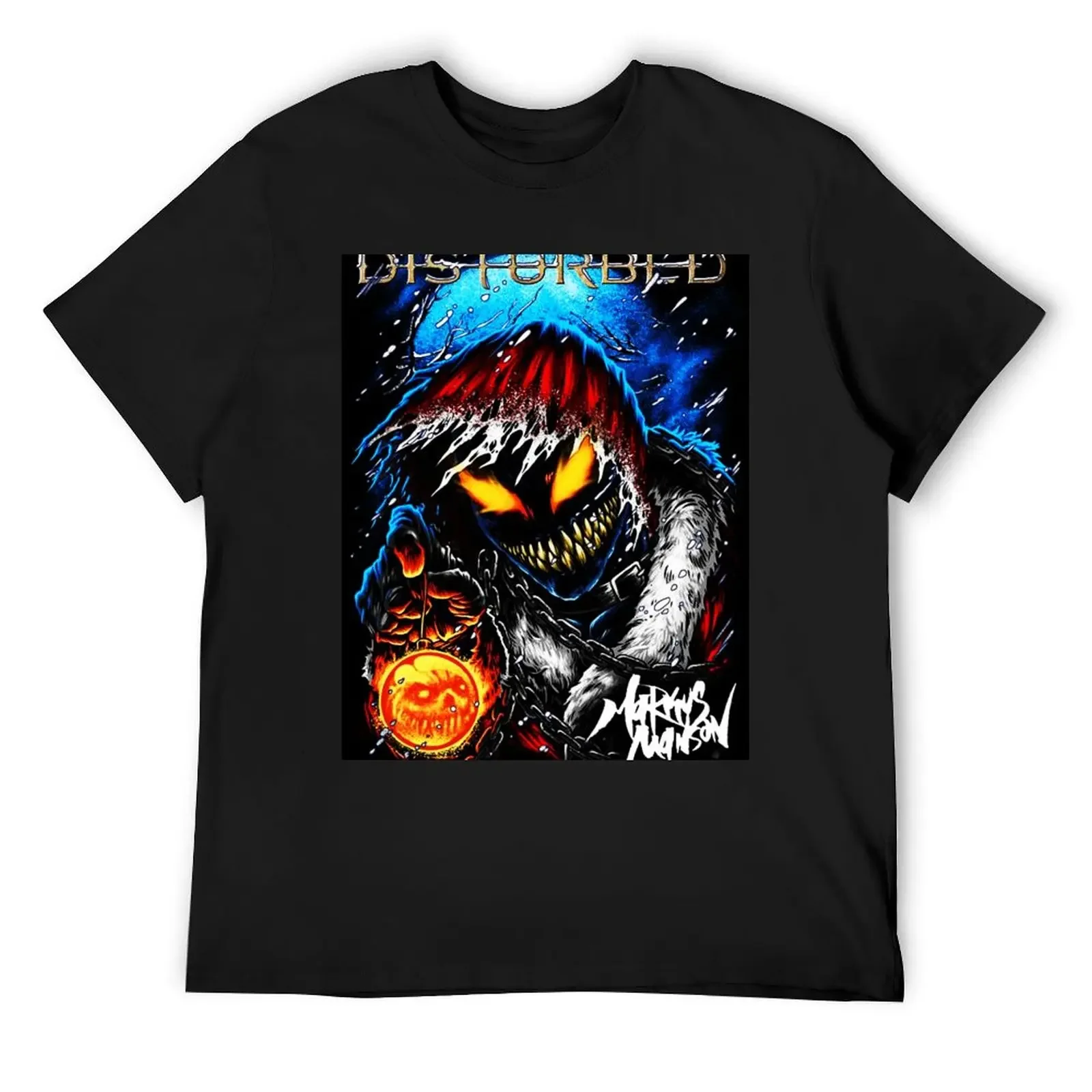 Disturbed wallpaper album T-Shirt anime figures anime tshirt mens graphic t-shirts anime