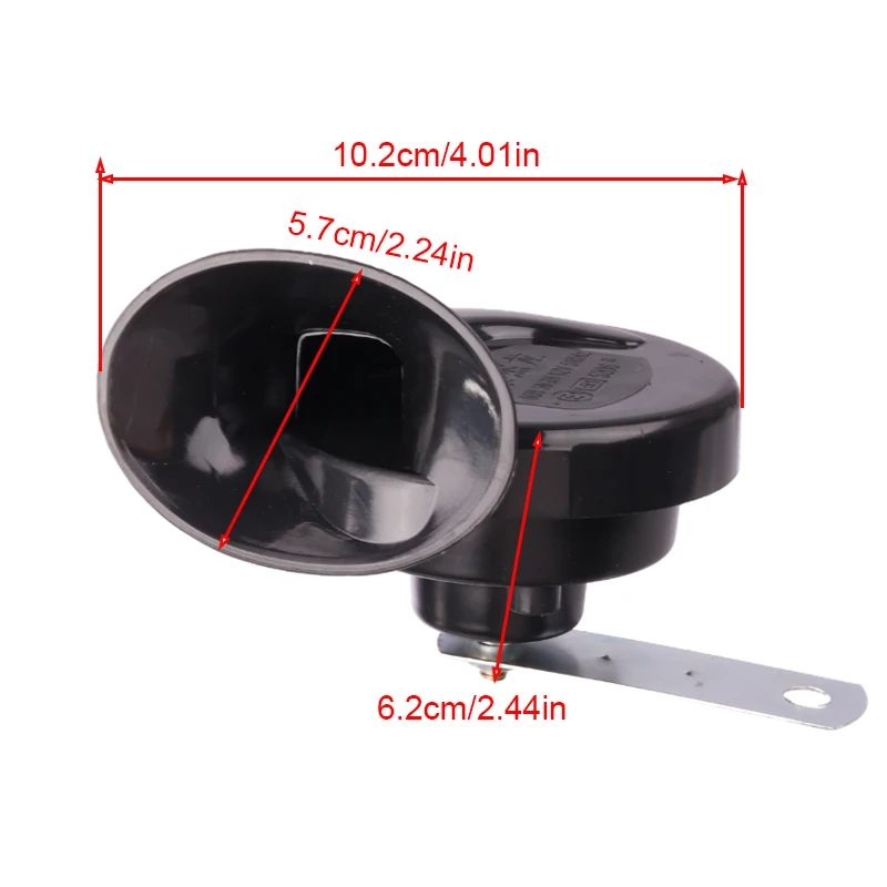 12v snail horn with bracket and screw, suitable for issuing warning signals during car driving