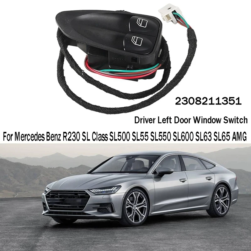 

Переключатель на левую дверь и окно для Mercedes Benz R230 SL Class SL500 SL55 SL550 SL600 SL63 SL65 AMG 2308211351