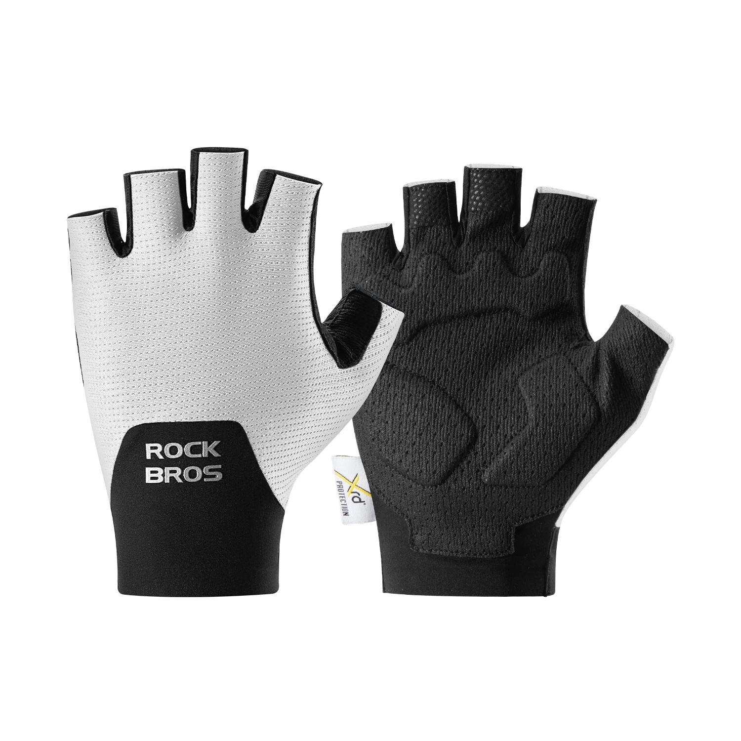 AliExpress ROCKBROS Summer Cycling Short Finger Gloves Lightweight Elastic Breathable Mesh Gloves XRD Soft Palm Cushion Cycling Half Gloves