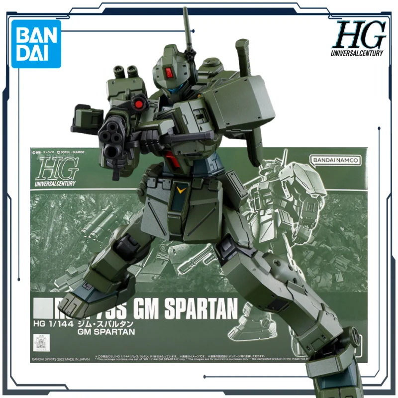 

BANDAI Original HG Web-exclusive Version RGM-79S GM SPARTAN 1/144 Anime Assembly Model Toys Gift for Boys Collectible Ornaments