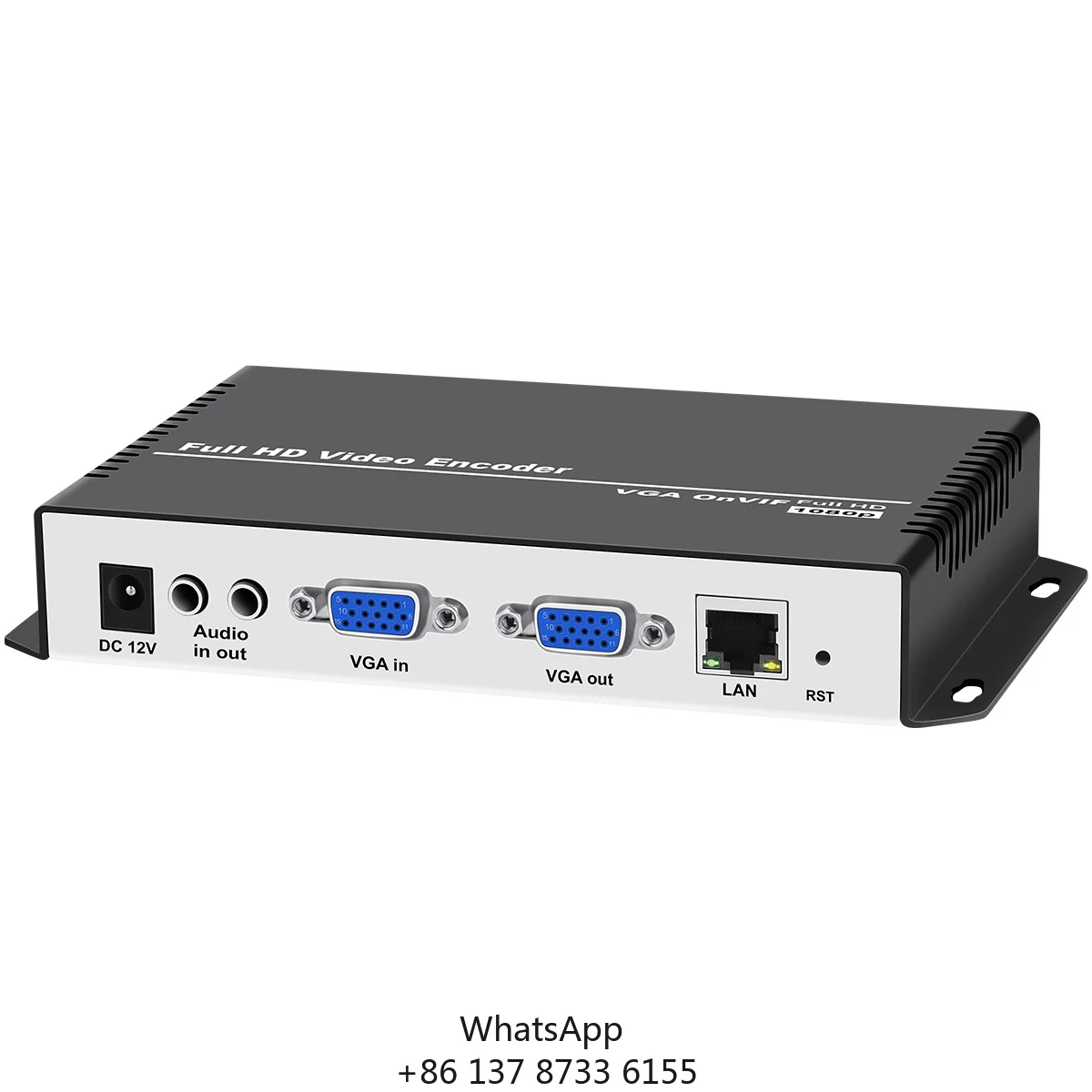 HD H.264 VGA To Ip Video Audio Stream Encoder Rtmp Srt Hls M3u8 Live Streaming Encoder Broadcast Streamer