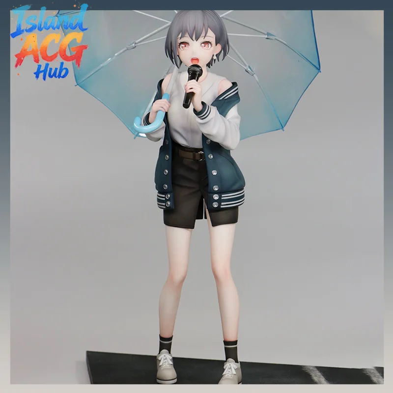 

Tomori Takamatsu Figure with Microphone Cute Anime Girl Model Desktop Decor Collectible Gift for Fans Secondary Dimension