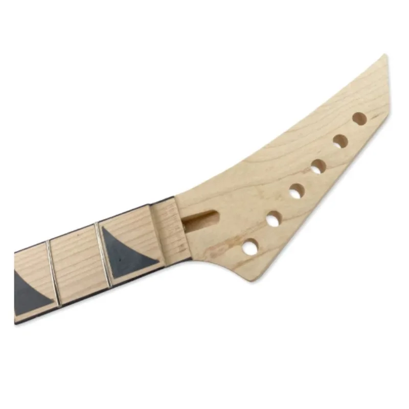 J14-1 Left-Handed Guitar Headstock | Genuine Maple for Custom Left-Handed Guitar Builds