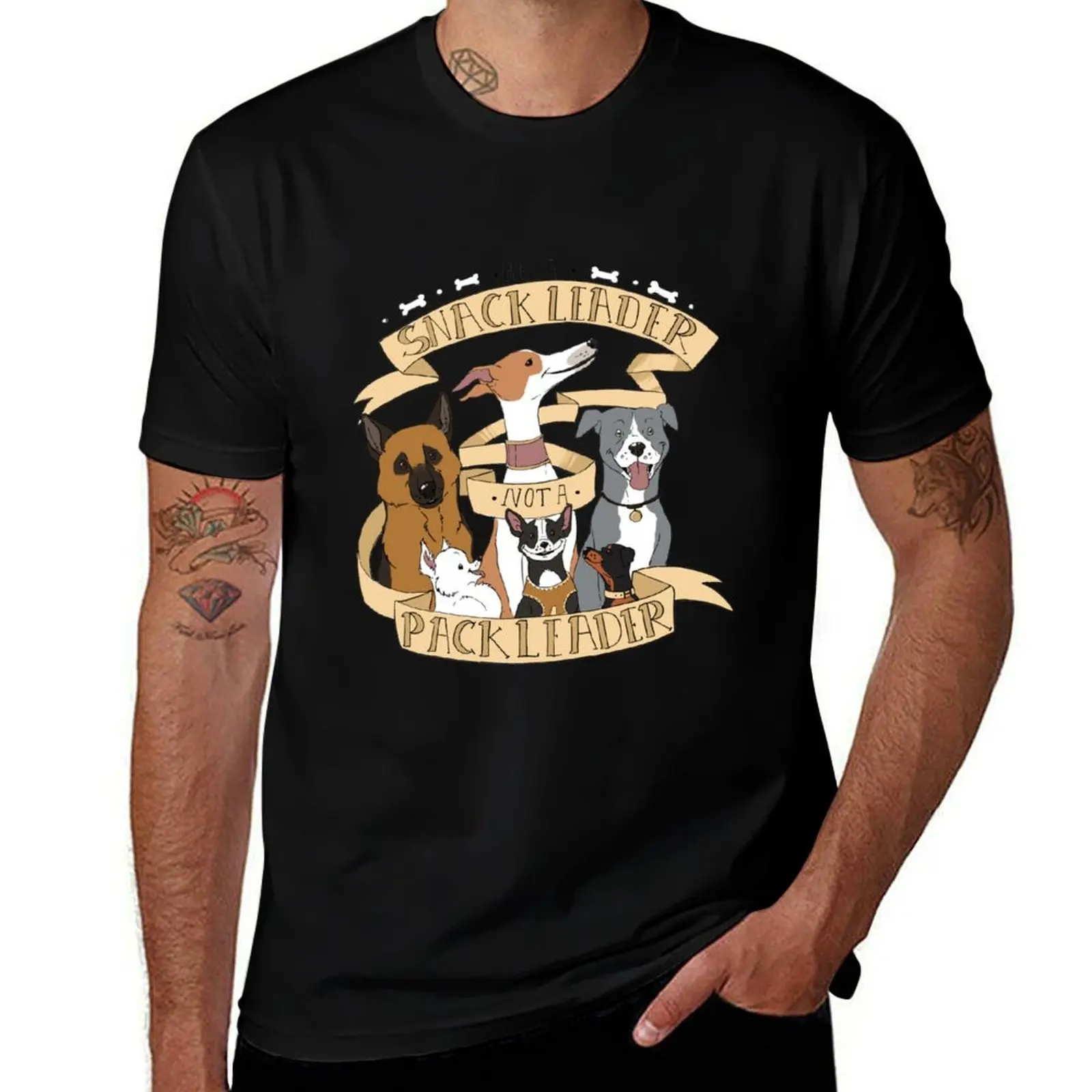 Be A Snack Leader Not a Pack Leader T-Shirt Summer Casual Loose T-Shirt
