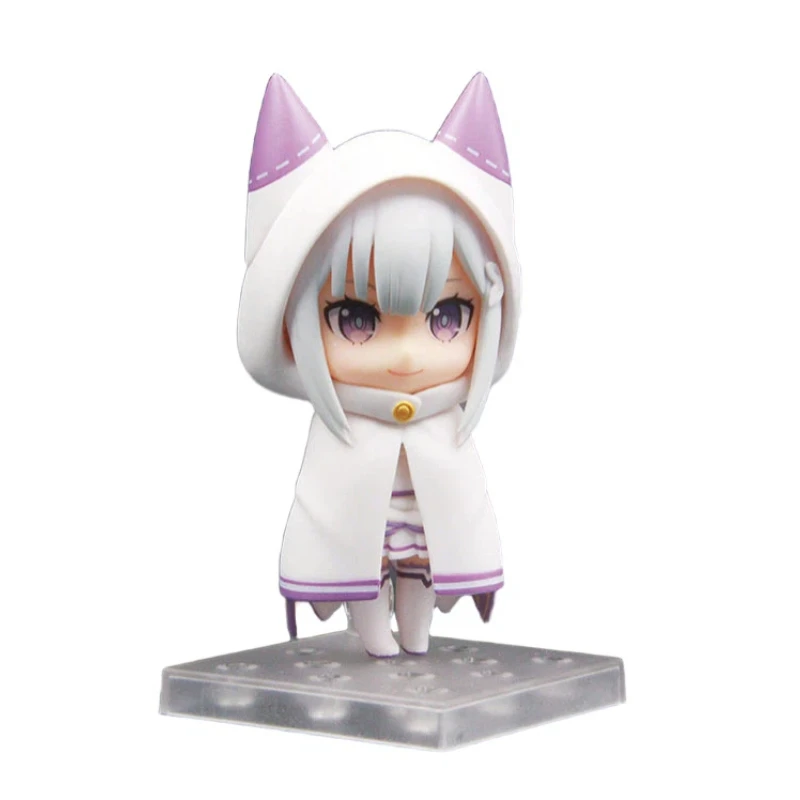 إعادة: صفر إميليا 751 Q نسخة Nendoroid Posable أنيمي الشكل مع ألعاب مبادلة الوجه دمية لطيفة تحصيل هدايا تزيين سطح المكتب