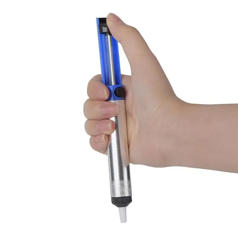 Desoldering Pump Aluminum Metal Suction Tin Gun Soldering Sucker Pen Removal Vacuum Soldering Iron Desolder Hand Welding Tools