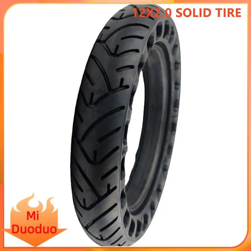 

12 inch 12x2.0 solid tire, suitable for electric bicycle tire accessories, 12 * 2.0 thick tire