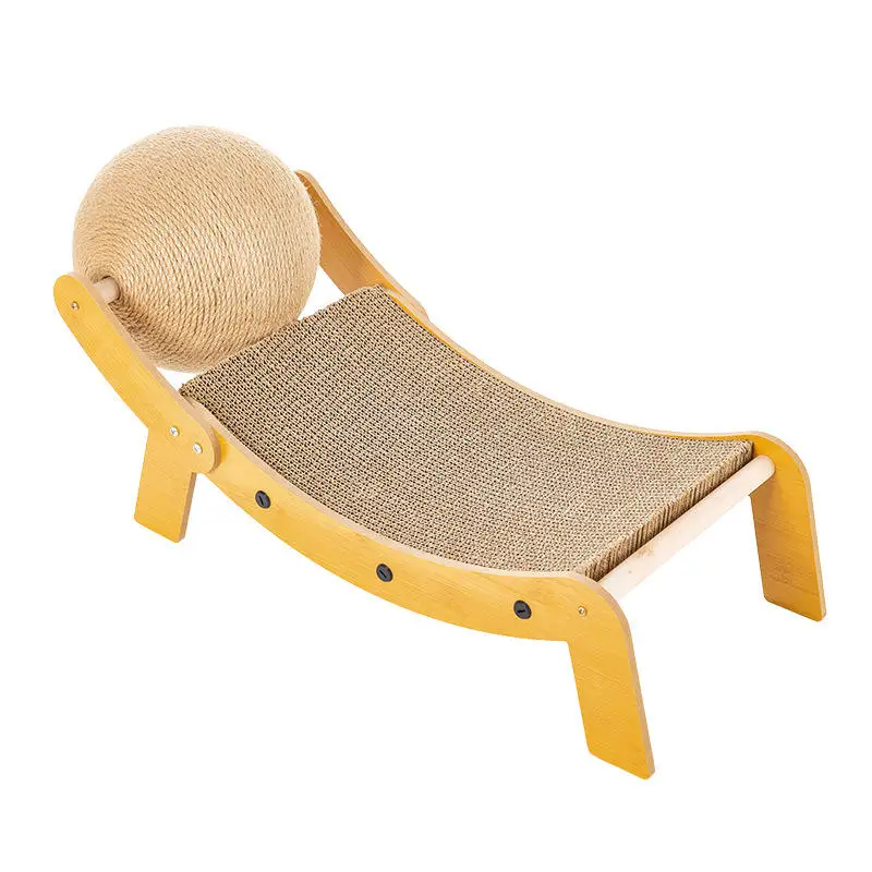 

Easy cat scratching column with casual bed cat climbing frame natural sisal handmade board cat scratching bed
