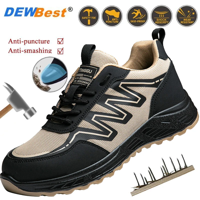 

Male four seasons models insulated shoes female anti-smash anti-puncture anti-skid anti-odor safety protection work shoes