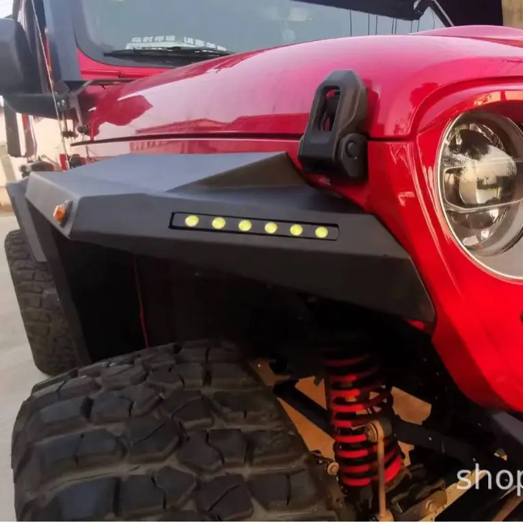 

Колесо для бровей подходит для 18-24 Jeep Wrangler Lone Wheel Brow Fenders JL Wrangler Wheel Brow