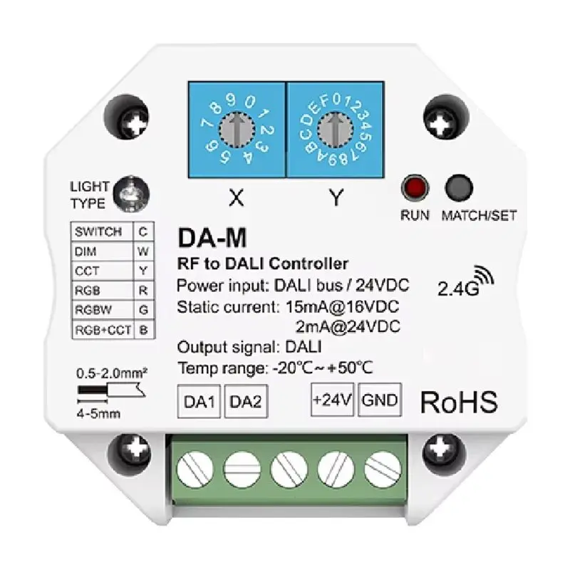 dta4-daliコンバーターディマーコントローラーda-m-rf-zigbeeスマートライフコントロールdim-cct-rgb-rgbw-rgb-cct