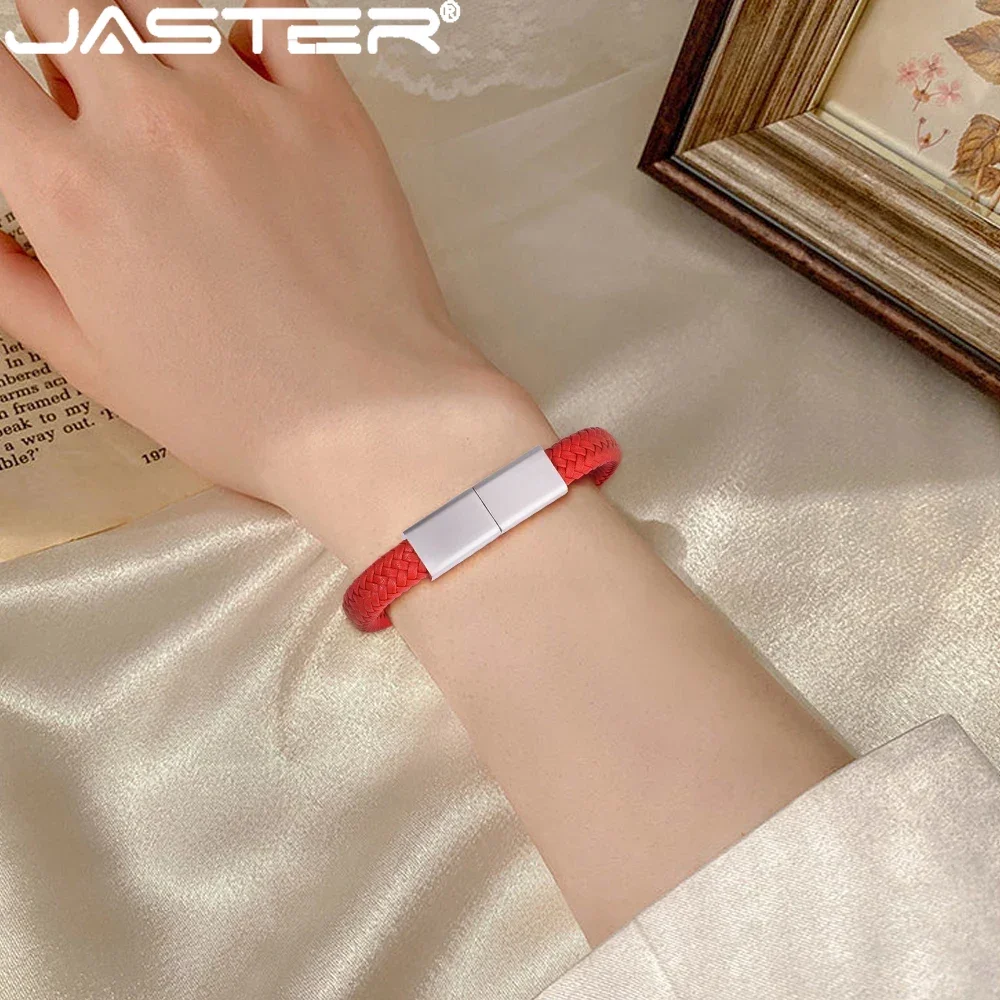 

Red Wristband USB Flash Drive 128GB Real Capacity Pendrive 64B High Speed Memory Stick 32GB Portable U Disk 16GB Creative Gift