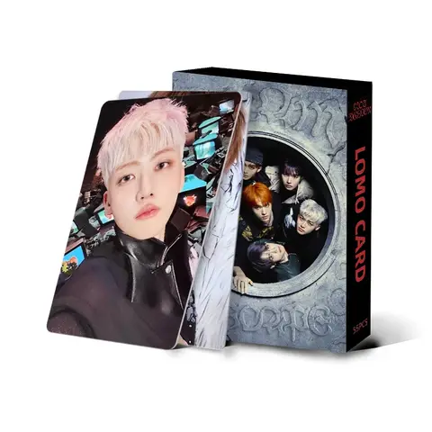 Kpop Merch 55Pcs Photocard Album Postcards Set Collectible Fans Gift Scrapbooking Decor Cards