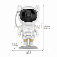 Astronaut 3D illusion Lamp Kids Gifts Starry Sky Spaceman Resin Projector Night Light Rotatable Astronaut Projection Lamp