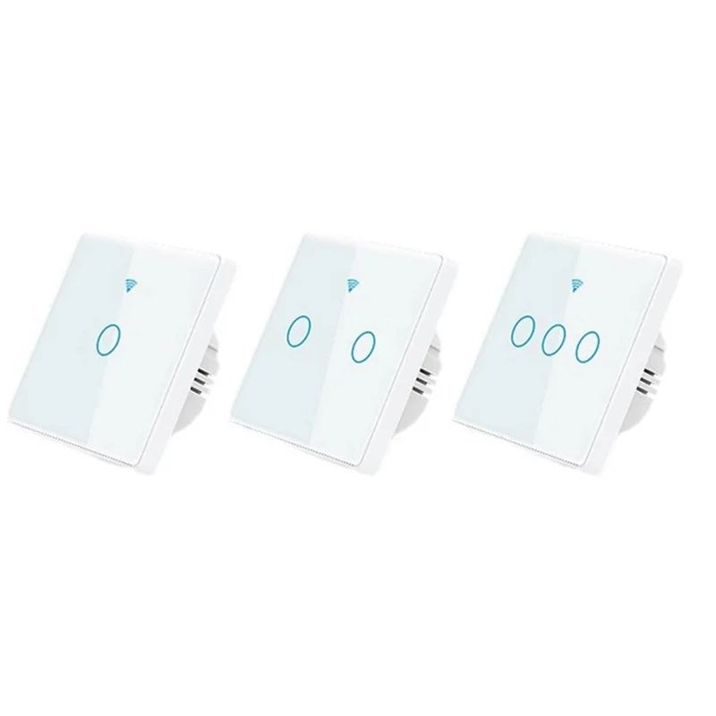 

-A20Z Wi-Fi Wall Switch, Smart Touch Screen Control For Alexa,Intelligent Light Switch, Used To Adjust The Light