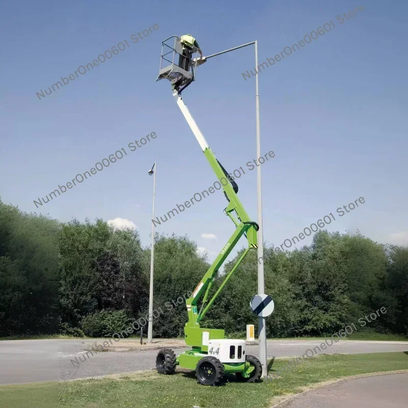 Self-propelled Straight-arm Bridge Type Aerial Work Platform Self-propelled Folding Arm Lift Straight Arm