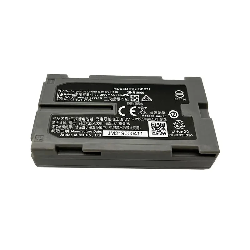 New BDC71 Rechargeable Battery For GM52 Total Station 7.2V BDC71 2993mAh Li-ion Battery Newest