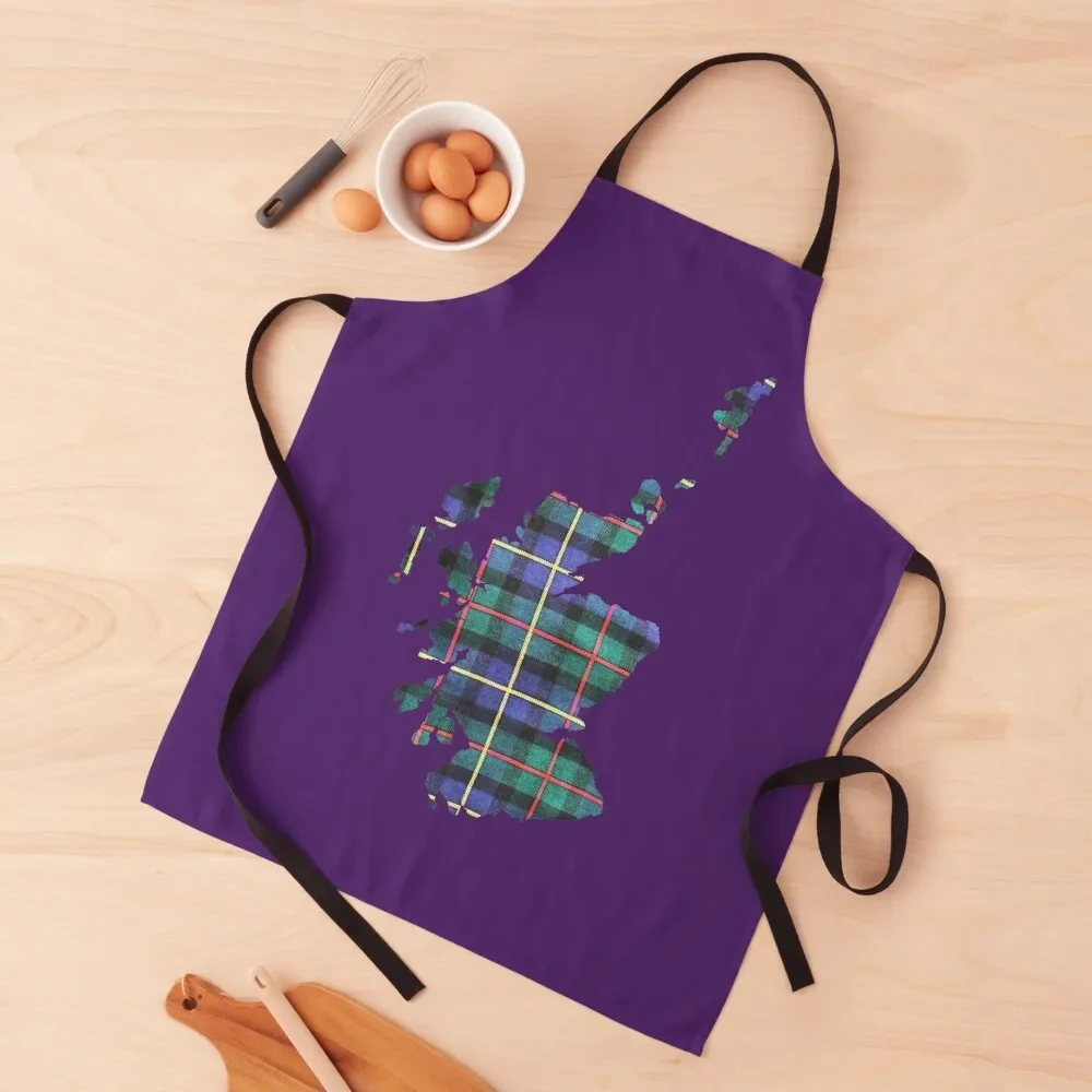 

Map of Scotland in MacLeod of Harris Ancient Apron Household Items Kitchen Trim Cloth Apron