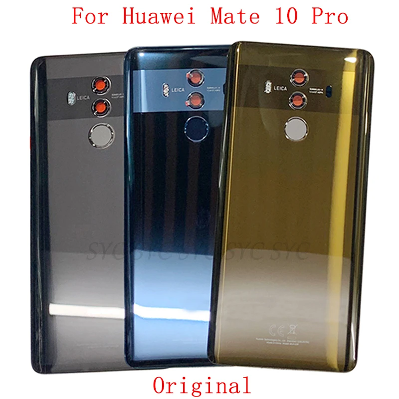 

Original Battery Cover Rear Door Case Housing For Huawei Mate 10 Pro Back Cover with Fingerprint Flex Cable Logo Repair Parts