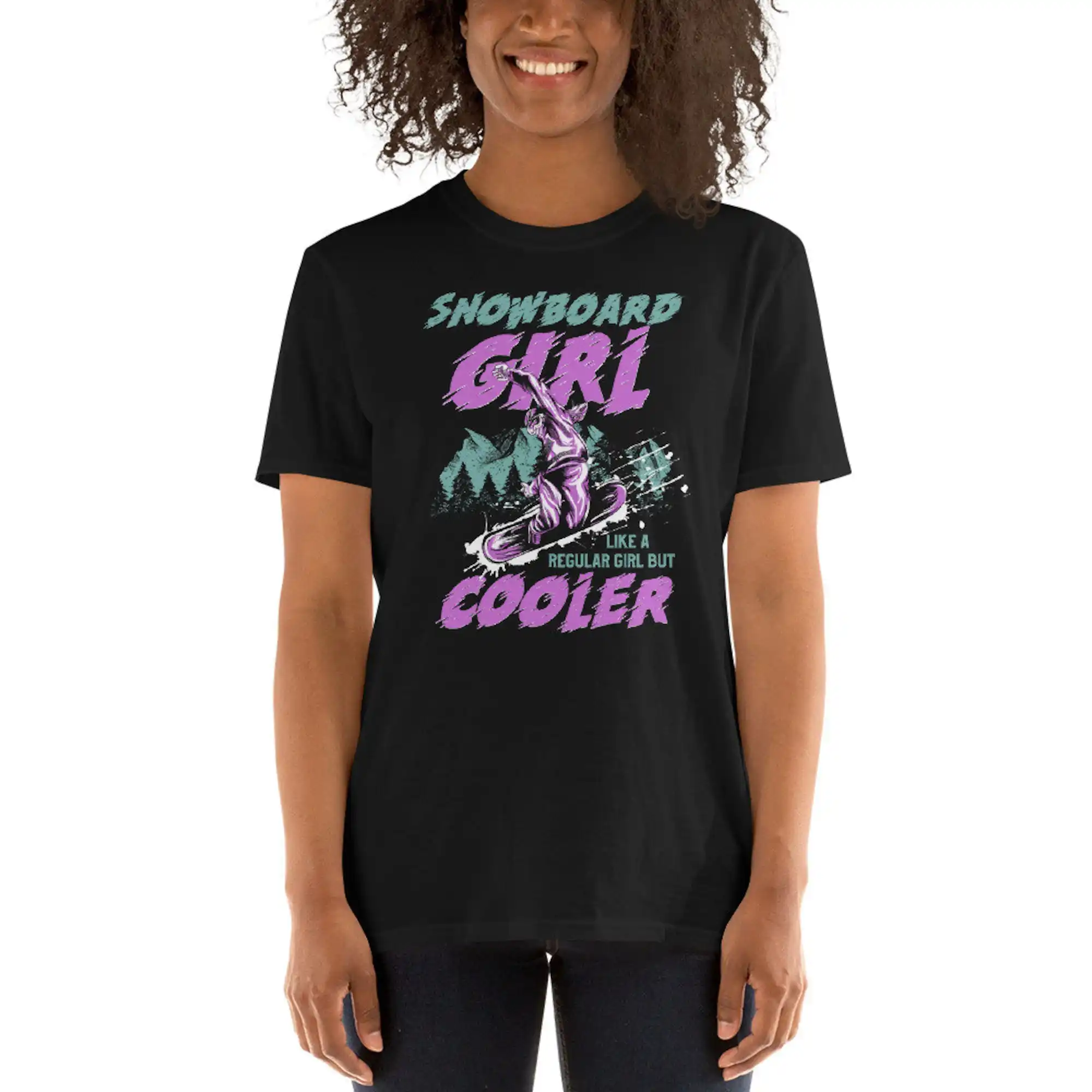 Snowboarder Girl Crazy Snowboarding I Snowboarderin T Shirt