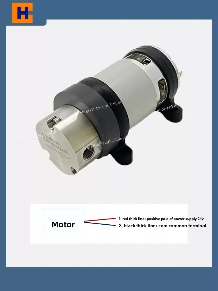 MPD025 Self-Priming Micro Gear Pump, Low Flow Metering Pump 24V for Water Filling and Vending Machines