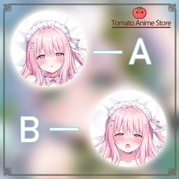 

Anime Game Hing Body Dakimakura Pink cute maid PillowCase Cushion Otaku Bed Linings Xmas